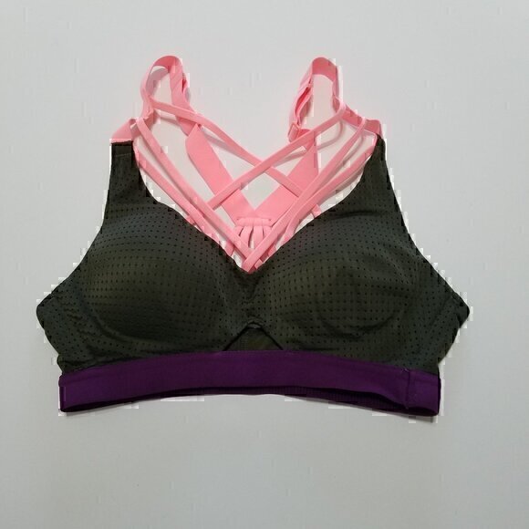 Victoria's Secret Padded Sport Bra Green Size 32A - Picture 1 of 6